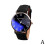 Men's Watch with White Dial and Black Strap 5