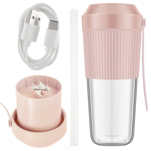Grusce Portable Blender 350ml 3000mAh with 8-Blade