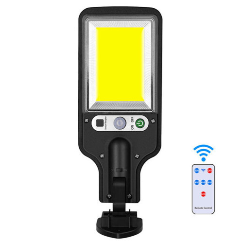 Refletor LED externo IP65 com sensor de movimento para iluminação pública solar. 1