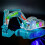 Escavadeira infantil transparente com luzes, sons e... 2