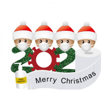 Ensemble d'autocollants de décorations de Noël personnalisés pour toute la famille