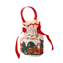 Sacchetto regalo di Natale con coulisse, piccolo