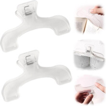 Clips marque-pages transparents (2 pièces)
