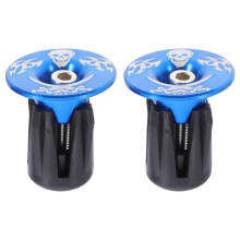 Tapones para manillar de bicicleta eléctrica, aleación de aluminio, 2 unidades