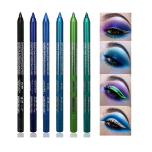 Glitter Metallic Eyelinerpotloden Waterdicht 6 stuks
