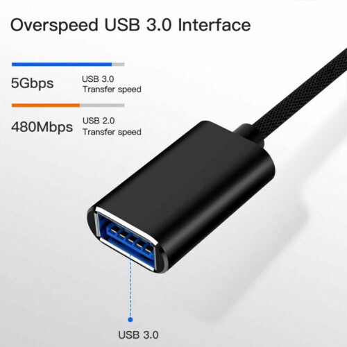 Cable de extensión USB 3.0 macho a hembra de 1,5 m 2