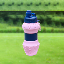 Vaso plegable de silicona apto para alimentos, de gran capacidad.