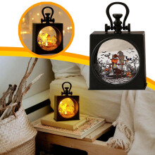 Halloween tekvica LED lampa vonkajšia záhradná dekorácia1 kus