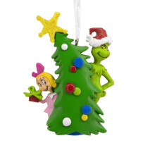 Pendentif Grinch pour sapin de Noël, décoration de compte à rebours