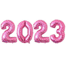 Ballon chiffre en aluminium 32 pouces 2023