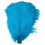 Penas de avestruz em azul natural (lago) 15-20 cm (6-7,9 polegadas) - 20 unidades 1