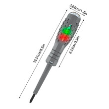 Magnetisk skruetrækker med spændingstester 12V-250V