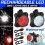LED bike light set headlight and taillight 2 pieces 1
