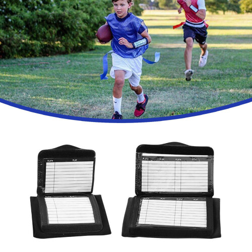 Voetbal quarterback polsbandje playbook drievoudige insert 1