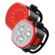 Aluminum Bike Headlight and Taillight Set
