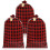 Sacs cadeaux géants à carreaux (3 pièces) 1