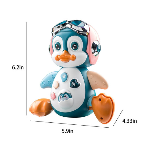 Pinguim bebê de brinquedo musical com luzes da Capino (6-12 meses) 2