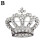 Καρφίτσα Queen Crown Gold Silver Plated 1 Τεμάχιο 8