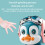 Pinguim bebê de brinquedo musical com luzes da Capino (6-12 meses) 5