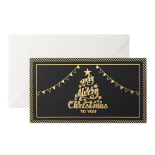 Ensemble de cartes de vœux de Noël 3D avec enveloppe, 3 modèles