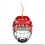 Weihnachtsanhänger Eishockeyhelm mit Käfig (1 Stück) 1