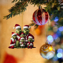 Pendentif sapin de Noël en acrylique, décoration de Noël