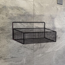 Panier mural en métal pour le rangement de la cuisine et de la salle de bain