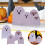 Halloween-kummituslasit PVC-koriste, 1 kpl 1