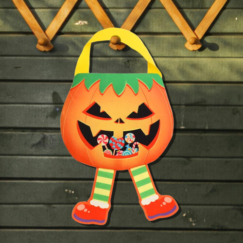 Saco de doces de Halloween preto (1 unidade)