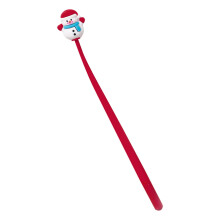 Weihnachtlicher Kugelschreiber, schwarz, Schreibwaren, 1 Stück