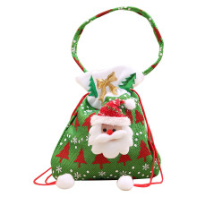 Sacchetti regalo di Natale con design di Babbo Natale, grandi 30x45 cm