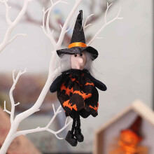 Halloween silinterihattu-nukkeriipuskoristesetti