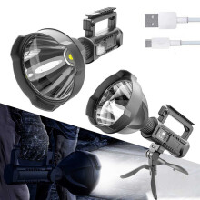 Fankiway Wiederaufladbare Handtaschenlampe 90000 Lumen