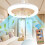 Ventilatore da soffitto Fankiway con luce, a basso profilo e incapsulato 1