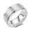 Dames trouwring met titanium plating, maat 8 1