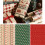 Christmas gift wrapping paper set colorful 6 pcs 1