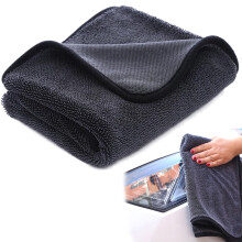 Serviette de lavage de voiture en microfibre Fankiway épaisse 40 x 60 cm