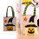 Halloween slikpose i hør til børnefest, 1 stk. 1