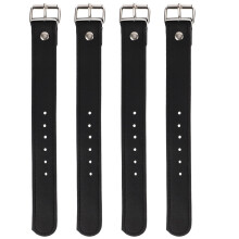 Sangle de panier de vélo pour enfants en cuir (2 paires)