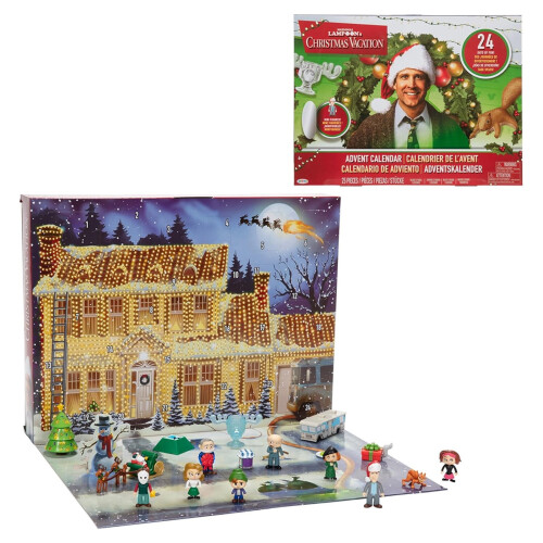 Calendrier de l'Avent de Noël avec 24 canards en caoutchouc