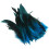 Rooster tail feathers deep blue 50 pcs 5