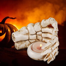 Halloween-luuranko käsihartsikoriste, 1 kpl