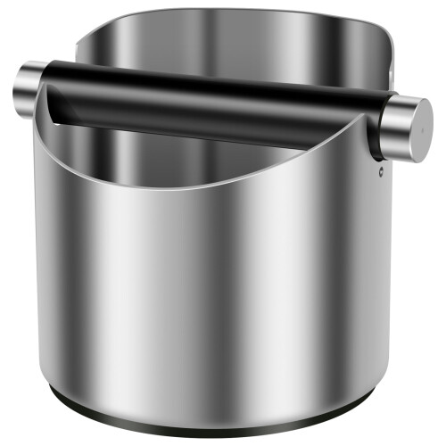 Grusce Kaffee-Abschlagbox aus Edelstahl, 58 mm