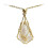 Crystal stone holder necklace adjustable cord 6