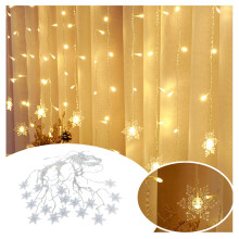 Guirlande lumineuse flocon de neige 3M USB 96 LED Décoration intérieure