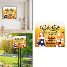 Banner cu fața Festivalului Berii Giyblacko, imprimare digitală