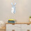 Easter Rabbit Wall Decals 3D Acrylic Mirror 5