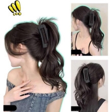 Extensiones de cabello de coleta cortas con pinza (1 pieza)