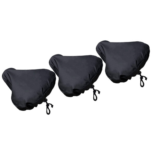 Conjunto de 3 peças de capa de chuva para assento de bicicleta elétrica