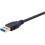 Kabel USB-A na USB-B 3.0 černý, 2 m, balení po 3 ks 3
